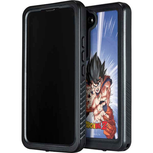 Dragon Ball Z Goku Kamehameha Blast Galaxy S24 Plus Waterproof Case